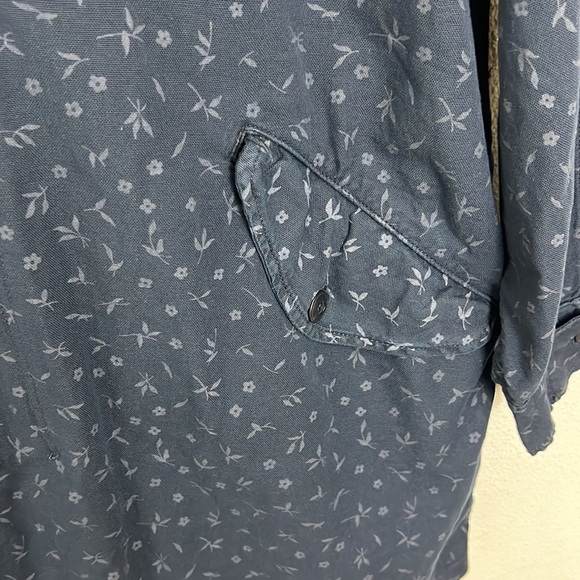 The Great oversize denim printed Shaket with hood size 1 - Picture 5 of 11